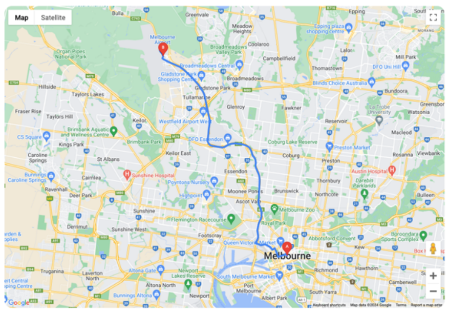 使用地点自动补全和 Routes API 构建路线规划工具